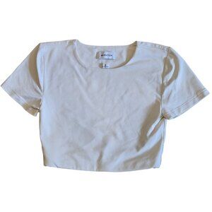 NWOT Aritzia BABATON Contour Short Sleeve Crop Top XS